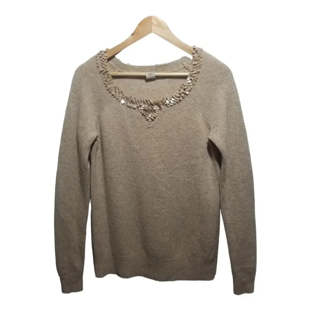J. Crew 100% Lambs Wool Sweater Size Medium